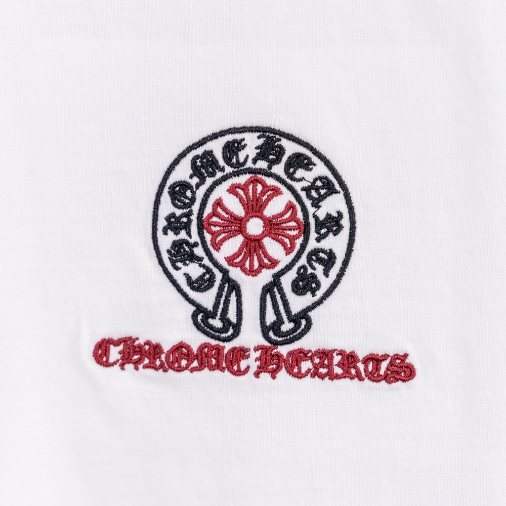 Brand New Chrome Hearts Multi-Color Cross Embroidered Sleeveless T-Shirt - Picture 10 of 13